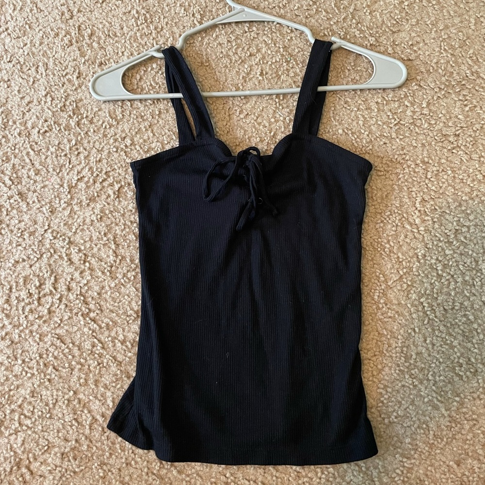 Aeropostale Tie In Front Tank Top